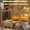 Flieks Kinderbett Hausbett 90x190cm mit Led, Bodenbett mit Produktbild-Vorschau 6