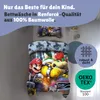 A bed with Super Mario themed bedding is shown in a room. Produktbild-Vorschau