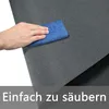 A hand is shown wiping a gray textured surface with a blue cloth, suggesting ease of cleaning. The text 'Einfach zu säubern' (Easy to clean) is overlaid at the bottom. Náhled obrázku produktu