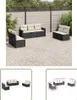 The Living Store 7-tlg. Garten-Sofagarnitur mit Kissen Produktbild-Vorschau 1