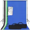vidaXL Fotostudio-Set mit Softbox und Hintergrund Produktbild-Vorschau 7