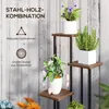 Outsunny 5-Etagen Pflanzenständer, Blumenständer für Innen Produktbild-Vorschau 6