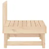 A side view of a wooden sofa module. Podgląd zdjęcia produktu