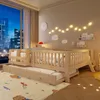 Letto per bambini Merax 140x200 cm, letto a piattaforma con Anteprima dell’immagine prodotto 3
