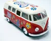 Modellauto T1 Bus Peace and Love 1962 rot / beige Produktbild-Vorschau 2