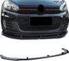 CUP Frontspoiler Lippe Schwarz Glanz für VW Golf 6 GTI Produktbild-Vorschau 1