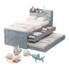 Cama individual de madera maciza Merax, 90x190 cm, con cama Vista previa de la imagen del producto 11