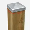 10x Pfostenkappe verzinkt 121 mm Pyramide Abdeckkappe für Produktbild-Vorschau 3