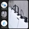 Homelody Badewannenarmatur 4 Loch Schwarz, Badewanne Produktbild-Vorschau 8
