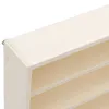 A close-up, angled view of a light-colored wooden shelf unit against a white background. Anteprima dell’immagine prodotto