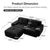 Boneless Modulsofa, Modernes L-förmiges Modulsofa, bequemes Produktbild-Vorschau 6