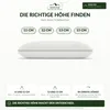 hERZtal orthopädisches Nackenstützkissen 11 cm 40x80 cm Produktbild-Vorschau 4