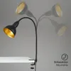 Klemmleuchte Klemmlampe Retro 1xE14 Hygge Metall Produktbild-Vorschau 4