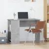 vidaXL Schreibtisch Betongrau 100x55x75 cm Holzwerkstoff Produktbild-Vorschau 2