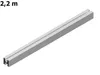 FVE Hliníkový montážní H profil 40x40mm, 2,2m, délka 2200mm Náhled obrázku produktu 1