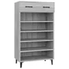 vidaXL Schuhschrank Grau Sonoma 60x35x105 cm Holzwerkstoff Produktbild-Vorschau 1