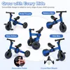 COSTWAY 5-in-1 Kinderfahrrad, Kinder Balancebike mit Produktbild-Vorschau 4