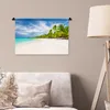 MuchoWow® Wandteppich Wandbehang Strand - Meer - Palmen Produktbild-Vorschau 5