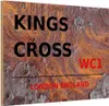 vianmo Holzschild 12x18 cm England Kings Cross WC1 Produktbild-Vorschau 1