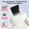 Bürostuhl Gamingstuhl mit Teddybezug, drehbar, mit Produktbild-Vorschau 2