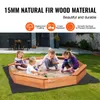 VEVOR Bac à sable en bois avec couvercle, bac à sable Voir les images du produit 3