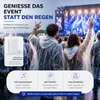 6 kusov jednorazových dažďových búnd a plášteniek s Náhľad obrázku produktu 2