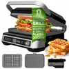 Elektryczny Grill gofrownica TurboTronic 230°c składany Podgląd zdjęcia produktu 1