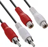InLine® 89934L Cinch Verlängerung, 2x Cinch, Stecker / Anteprima dell’immagine prodotto 1