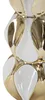Mauro Ferretti Tischlampe Glam Bälle weiß gold 28x46 cm Produktbild-Vorschau 3