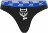 Damen Thong Slip - Boxer-0023-woman-black-h-M - schwarz - M Produktbild-Vorschau 1