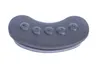 A black rubber contact pad with five screw heads, isolated on a white background. Produktbild-Vorschau