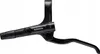 A black bicycle brake lever is shown against a white background. Produktbild-Vorschau