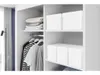 Easy4You L2 100 cm Weiß Schiebetüren Kleiderschrank Produktbild-Vorschau 3
