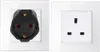 Intirilife 4x Steckdosen Adapter in SCHWARZ – 4er Set UK Produktbild-Vorschau 9