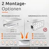 ECENCE Toilettenpapierhalter mit Ablage ohne Bohren Chrom Produktbild-Vorschau 5