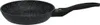 A black frying pan with a speckled interior and a black handle is shown against a white background. Produktbild-Vorschau