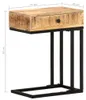 vidaXL Beistelltisch U-Form 45x30x61 cm Mango Massivholz Produktbild-Vorschau 7