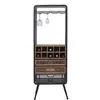Portabottiglie HWC-C91, mobile bar portabottiglie per 10 Anteprima dell’immagine prodotto 6
