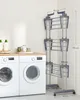 SONGMICS Sušicí stojan, 4 úrovně, s kolečky, 63,5 x 128 x Náhled obrázku produktu 6