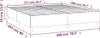 vidaXL Box spring bed frame black 180x200 cm Imitace kůže Náhled obrázku produktu 7