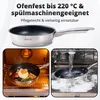 SUNCOK Bratpfanne Induktion 28 cm, Antihaft Pfanne, 18/10 Produktbild-Vorschau 3