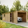 Garage en bois 18 m² - Débarras avec fenêtres - Voir les images du produit 8