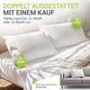 Juskys Kissen 40x80 cm für Bett - 2er Set Kopfkissen mit Produktbild-Vorschau 3