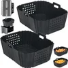Silikon-Airfryer-Form für Ninja Double Stack XL Fritteuse, Produktbild-Vorschau 1