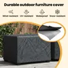 vidaXL Fodera per mobili nera 110 x 84 x 70 cm in tessuto Anteprima dell’immagine prodotto 5