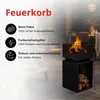 Terasové kachle BBQ Collection s komínom - sud na oheň s Náhľad obrázku produktu 2
