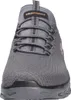 A close-up front view of a gray Skechers shoe. Produktbild-Vorschau