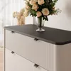 Geriffelte Kommode NAVANI 90 cm mit 3 Schubladen Produktbild-Vorschau 3