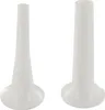 Two white sausage stuffer horns are shown against a white background. Anteprima dell’immagine prodotto