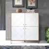 trendteam Wohnen Highboard Touch Artisan Eiche Melamin/Weiß Produktbild-Vorschau 9
